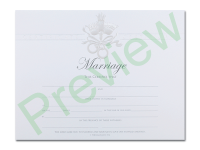 Marriage Certificate - Ivory Dove