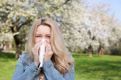 Woman With Allergies