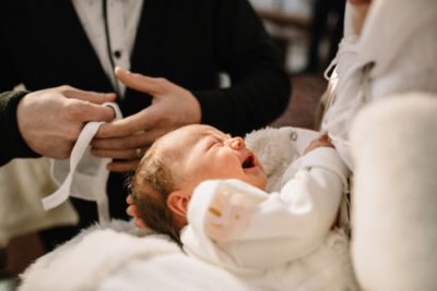 Baby at a Christening