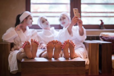 Bridal Party at a Spa