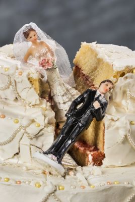 Collapsed Wedding Cake