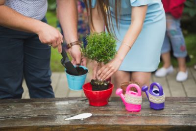 Couple Planting a Tree