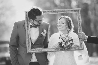 Couple Posing for Photos