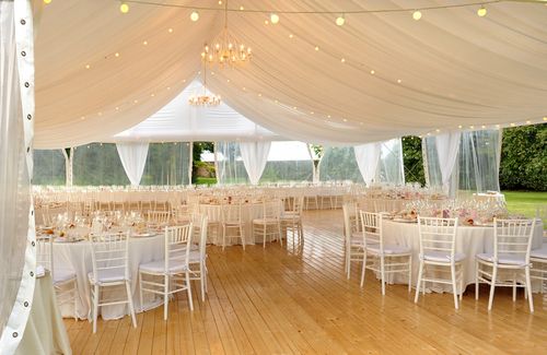 Decorated Wedding Tent