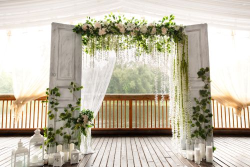 Floral Wedding Altar