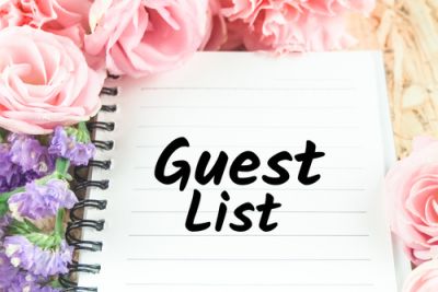 Guest List and Wedding Flowers