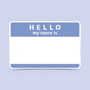 Hello My Name Is Sticker