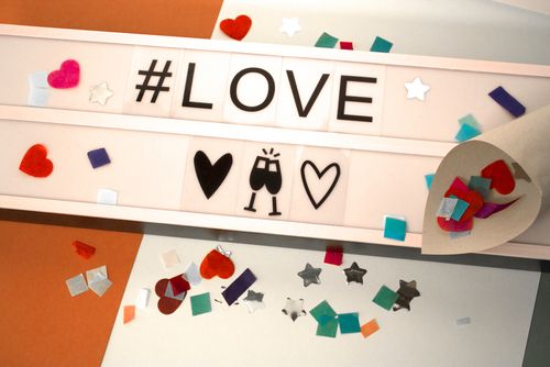 Love Hashtag Graphic