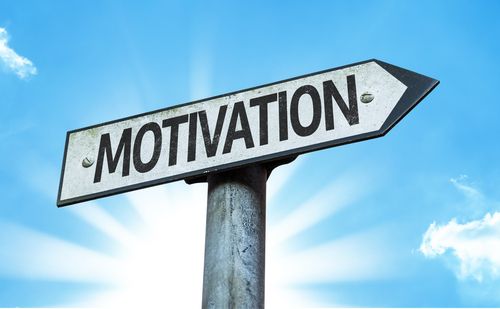 Sign Pointing Toward Motivation