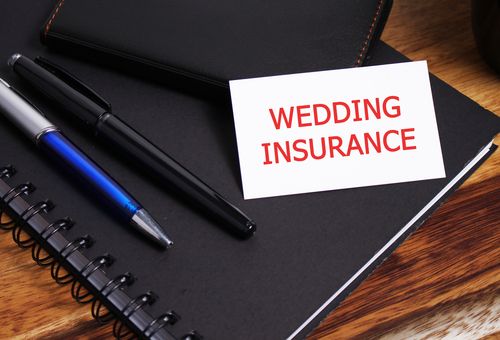 Wedding Insurance, Black Notebook, Blue Pen