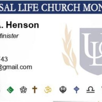 Rev. David A.Henson, ULC Minister