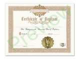 Baptism Certificate