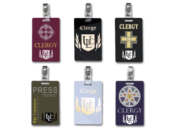 Clergy Clip-on Badge