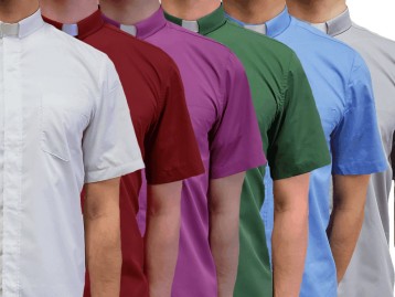 Colorful Clergy Shirt - Short Sleeve