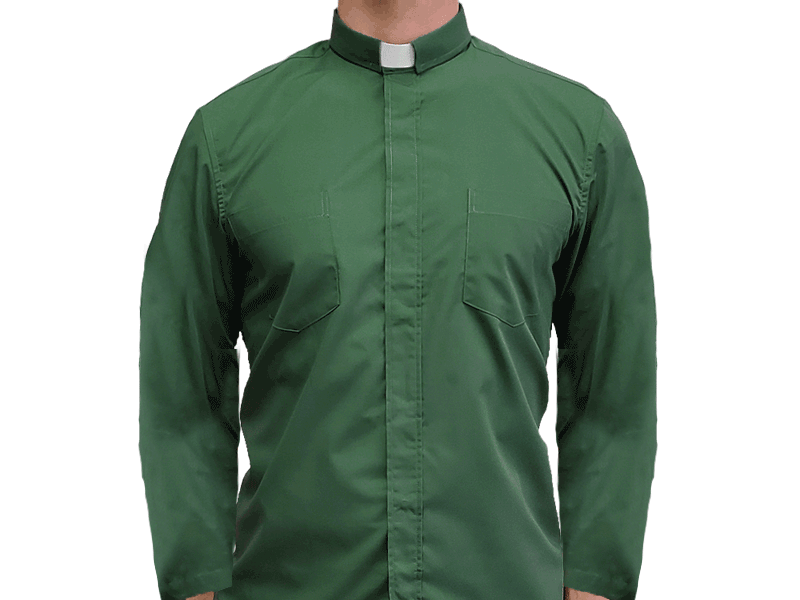 Colored Clergy Shirt Long Sleeve Get Ordained