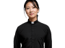 Black Clergy Shirt - Long Sleeve