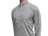 Gray Clergy Shirt - Long Sleeve