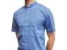 Clergy Shirt Short Sleeve Blue
