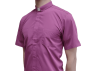 Clergy Shirt Short Sleeve Purple