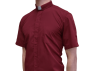 Clergy Shirt Short Sleeve Red