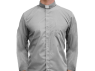 Gray Clergy Shirt Long Sleeve