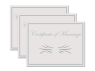 Textured Marriage Certificate 3 Pack