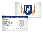 Official Minister Business Cards