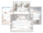 Textured Marriage Certificate