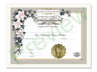 Certificate of Commitment - Marriage