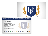 Official Minister Business Cards