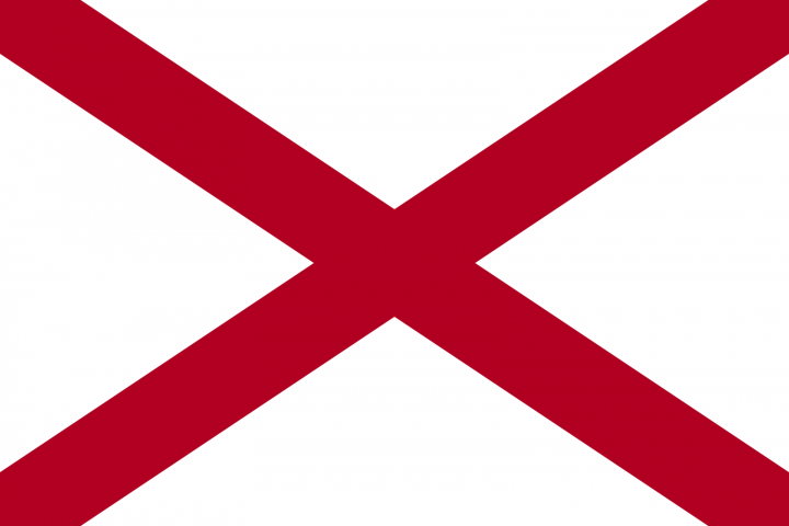 The Alabama state flag