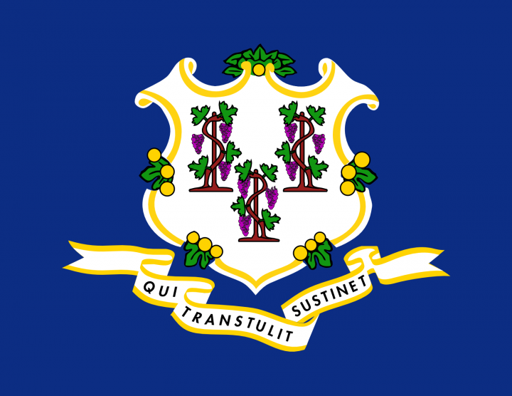 The Connecticut state flag