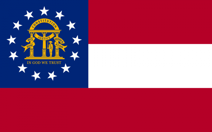 The Georgia state flag