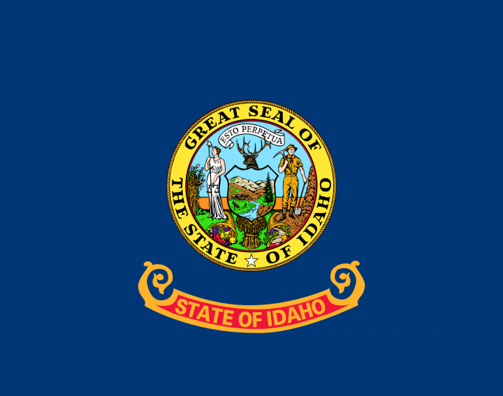 The Idaho state flag