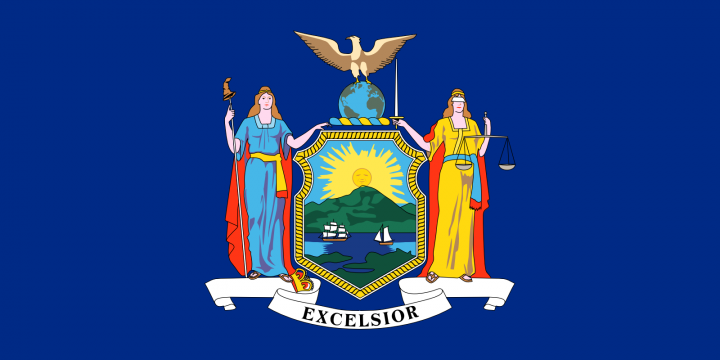 The New York state flag