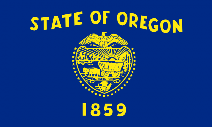 The Oregon state flag