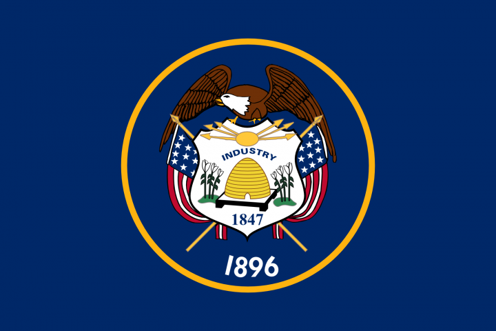 The Utah state flag