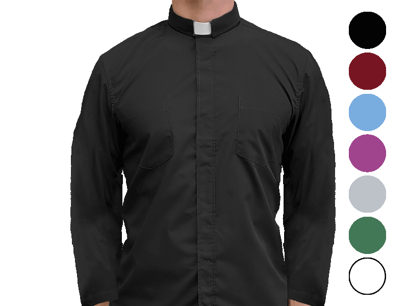 Long Sleeve Clergy Shirt