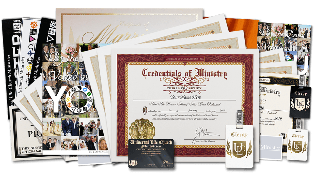 Get Ordained packages
